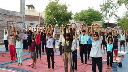 Yoga Day 2026: Yoga camps set up across Lalitpur; people practiced yoga with enthusiasm.