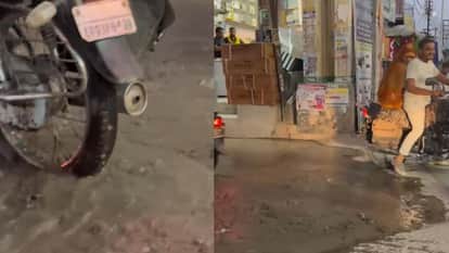 Jhansi: Pipelines laid under the Jal Jeevan Mission are leaking at multiple locations