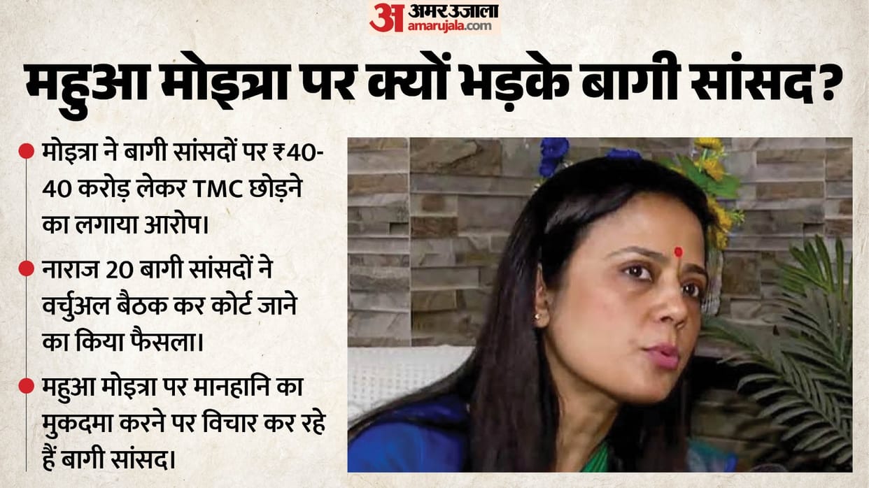mahua moitra social media post rebel trinamool congress mps consider defamation suit