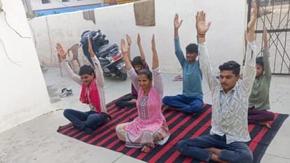 Yoga Day 2026: Yoga camps set up across Lalitpur; people practiced yoga with enthusiasm.