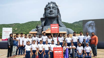 An ocean of yoga surges in shadow of Adiyogi Miracle of Mind app launched in Kannada