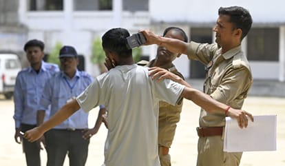 NEET re-examination: Exams were held at 75 centres in the capital, students expressed their concerns about pap