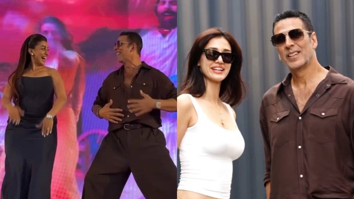 Akshay Kumar And Akshara Singh Dance Together Disha Patani Promote Movie Welcome To The Jungle