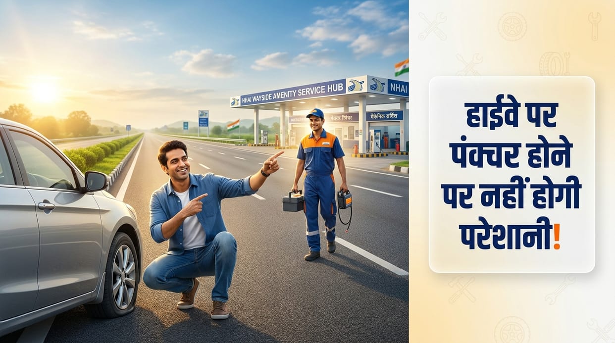 NHAI Mandates Puncture Repair and Vehicle Assistance Facilities at Wayside Amenities Across National Highways