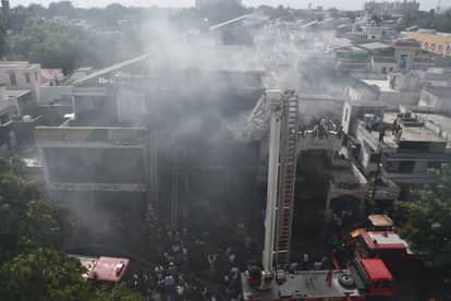 Lucknow fire tragedy: 14 people burned to death, tragic cause of death revealed; 6 jump to safety