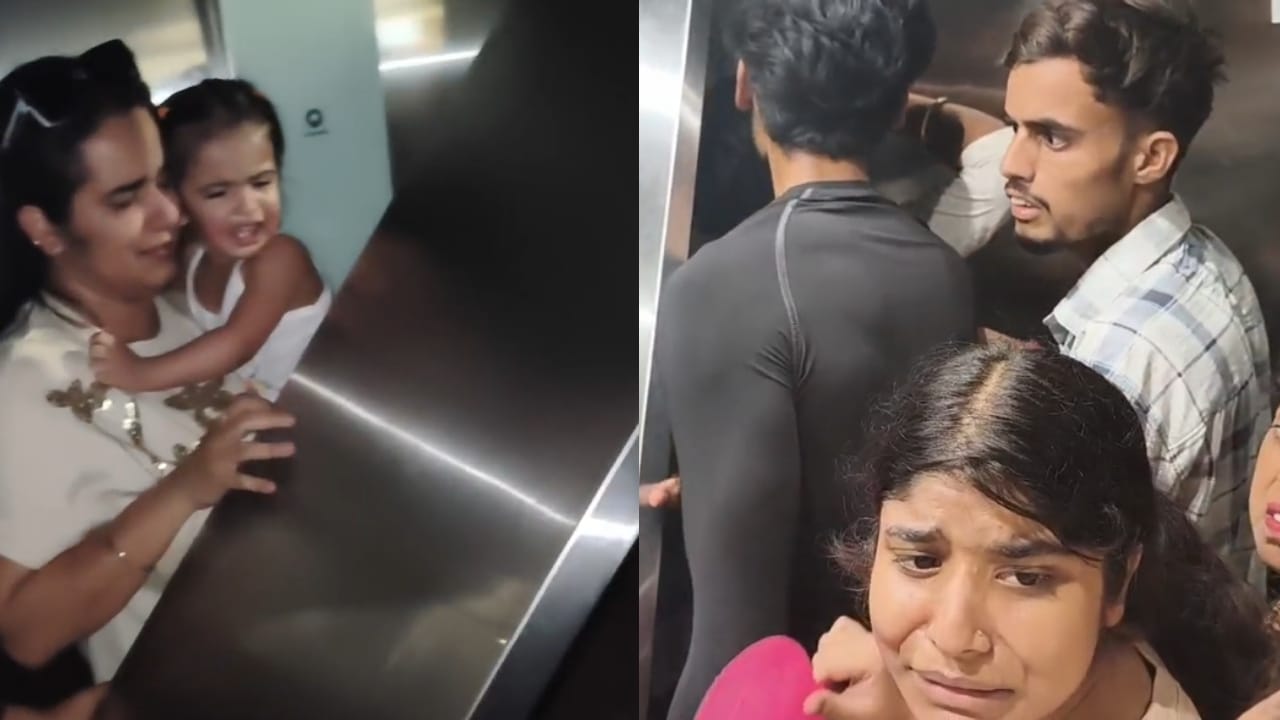 13 people trapped in lift of City center LA mall in bareilly