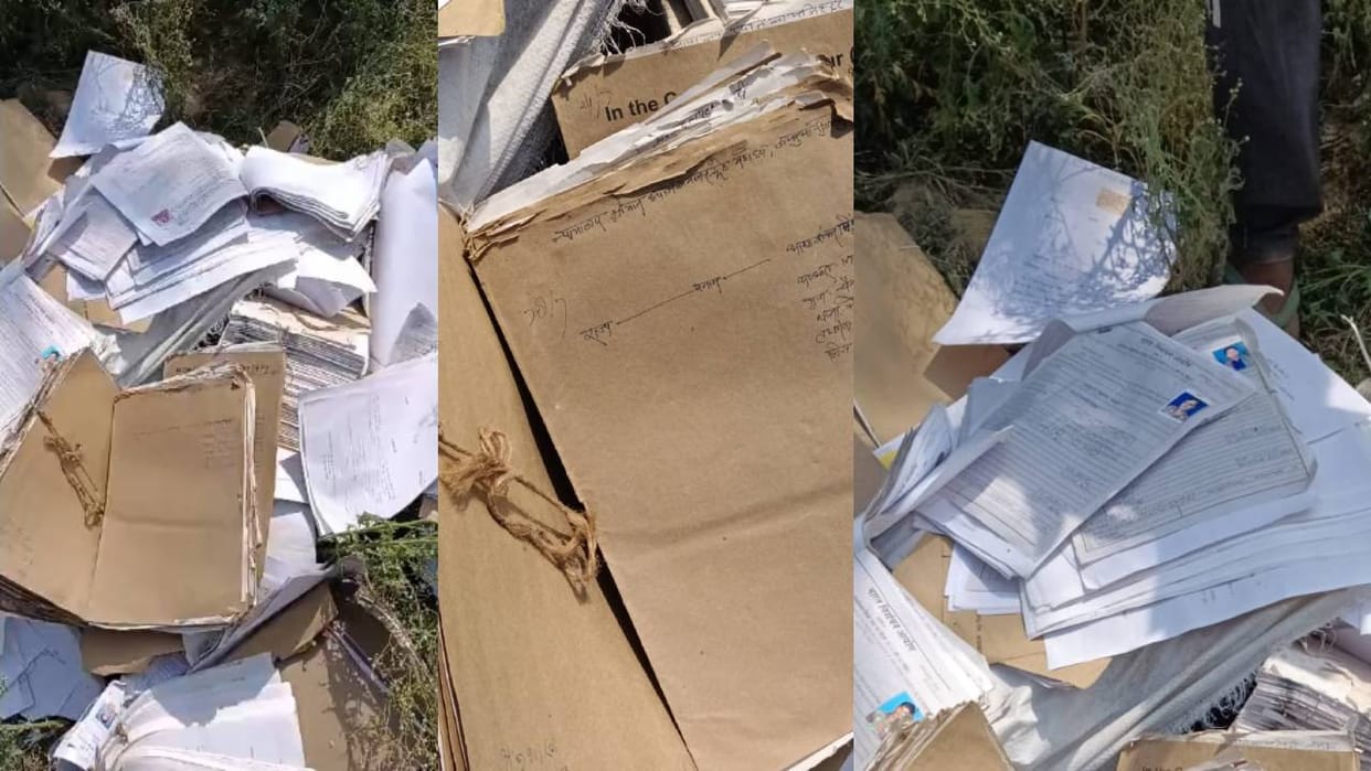Sultanpur: Hundreds of voter Form-6s found dumped in bushes