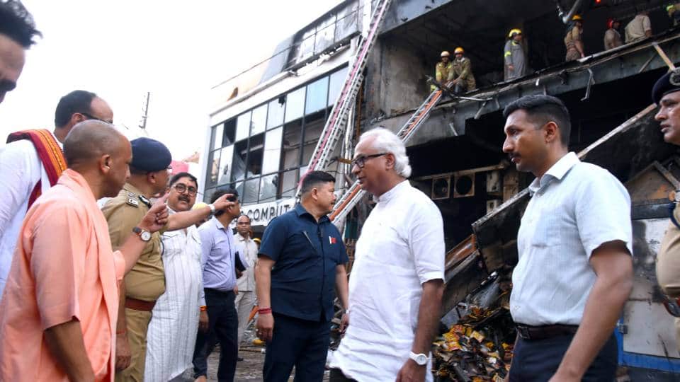 Lucknow coaching centre fire incident order to demolish building issued 10 years ago yet no action was taken