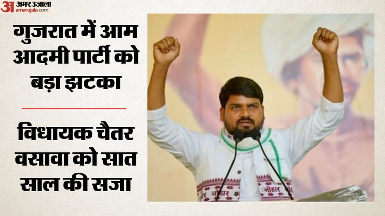 Gujarat Court sentenced AAP MLA Chaitar Vasava eight others seven years in prison assaulting forest officials