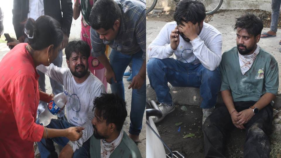 Lucknow coaching centre fire Fire below death above harrowing firsthand accounts of victims