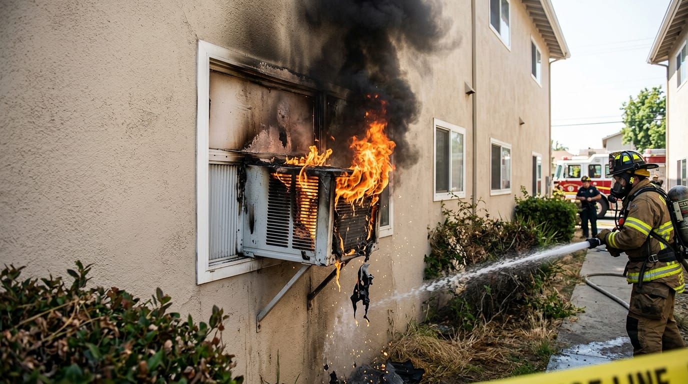 Can an AC catch fire due to a lack of servicing na karwane se kya ac mein aag lag sakti hai