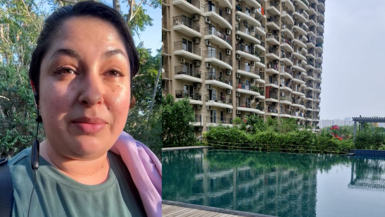 American woman compares us apartments in indian flats video goes viral on social media