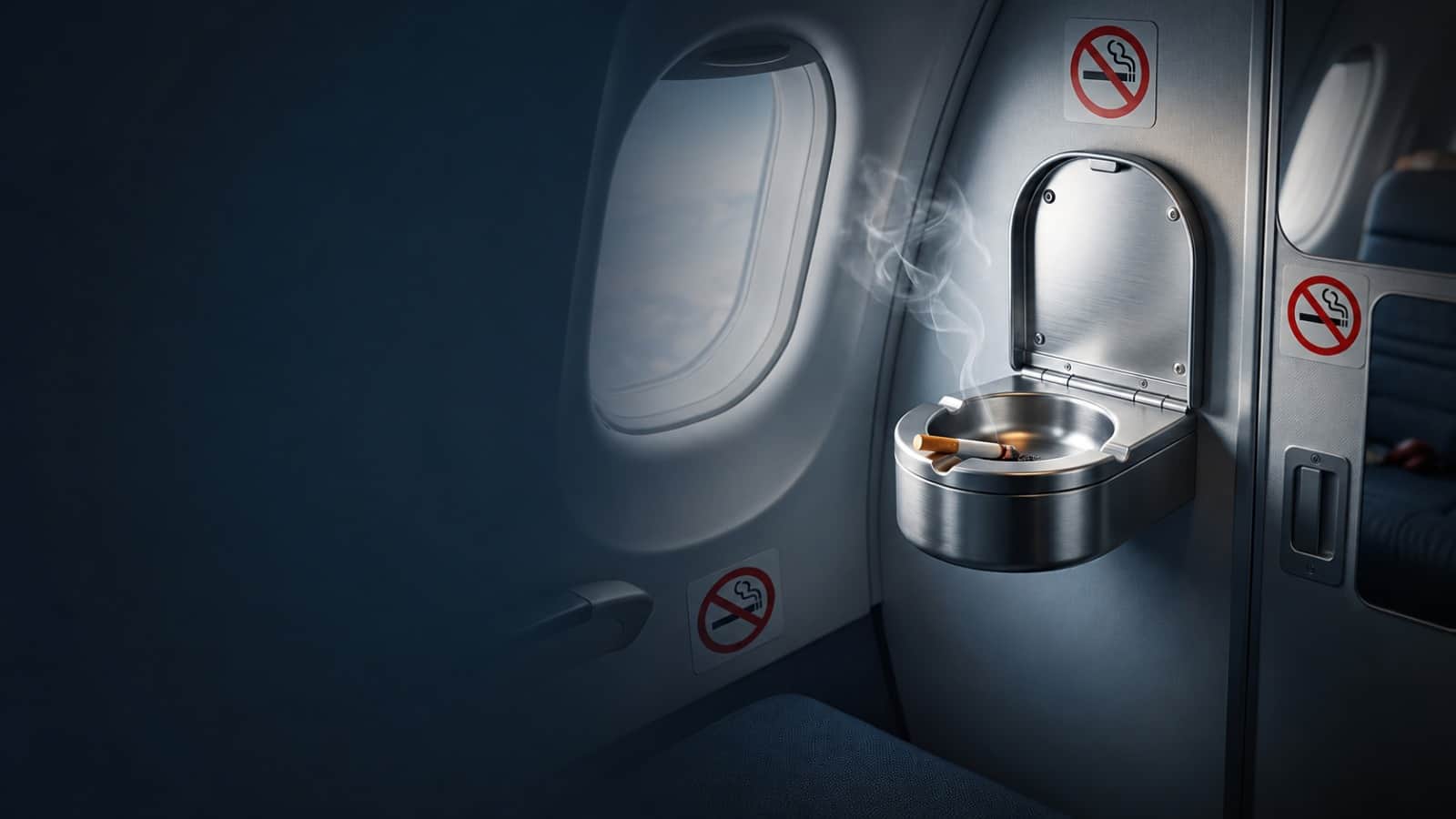 Flight Smoking Rules: You cannot smoke on a flight so why are there ashtrays plane mein kyo hote hain