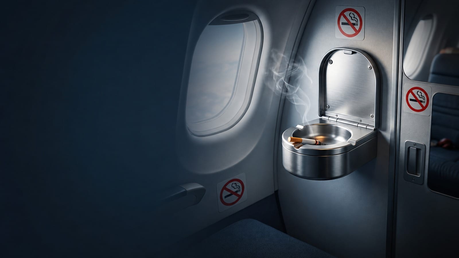 Flight Smoking Rules: You cannot smoke on a flight so why are there ashtrays plane mein kyo hote hain