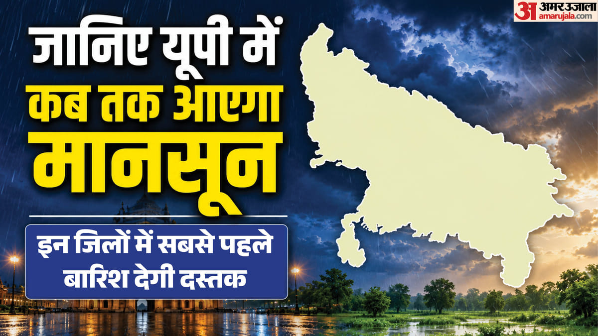 यूपी: प्रदेश में 28 जून से मानसून देगा दस्तक, इन जिलों से होगी बारिश की शुरुआत; आज ये शहर रहा सबसे गर्म