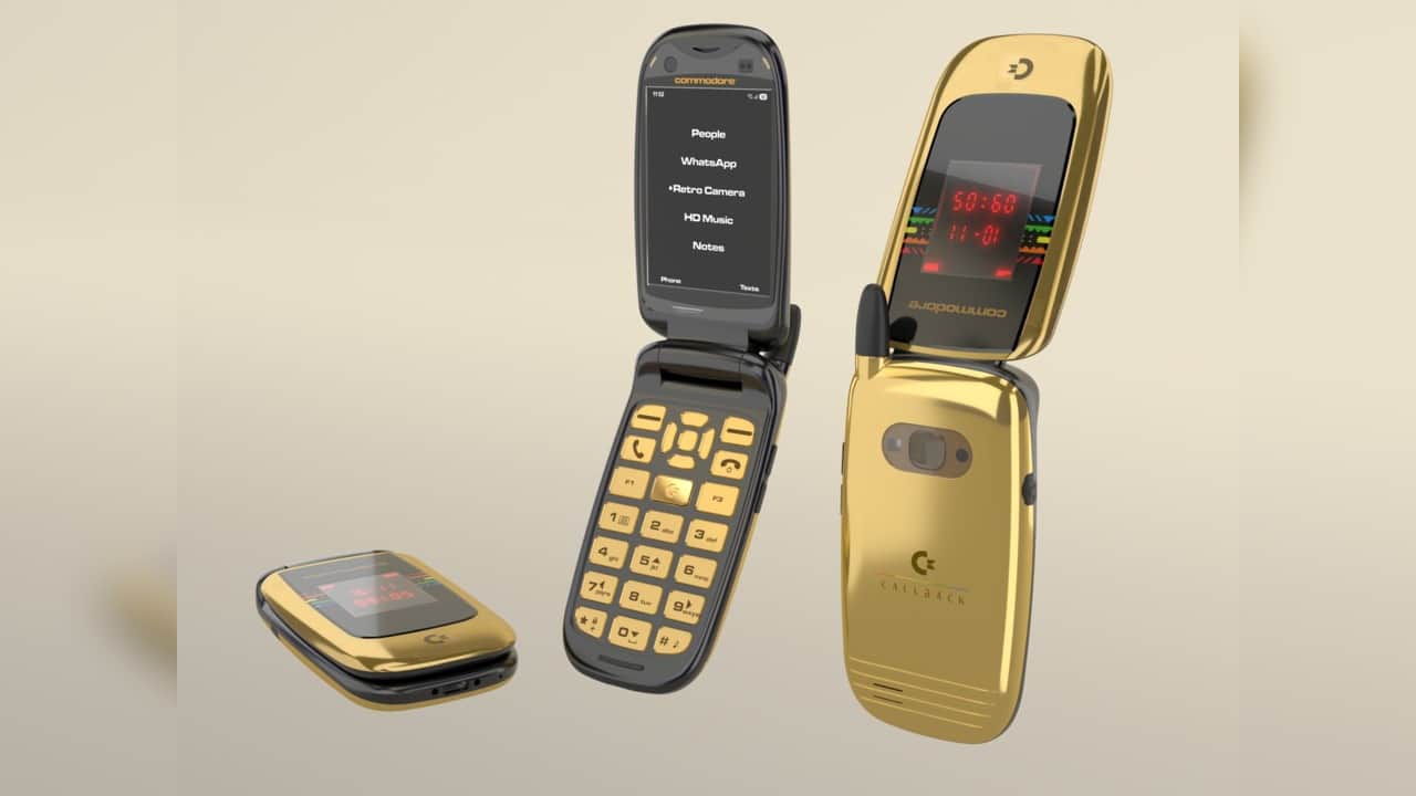 Commodore Callback 8020 Launched: Unique Flip Phone Runs Android Apps Without Being a Smartphone