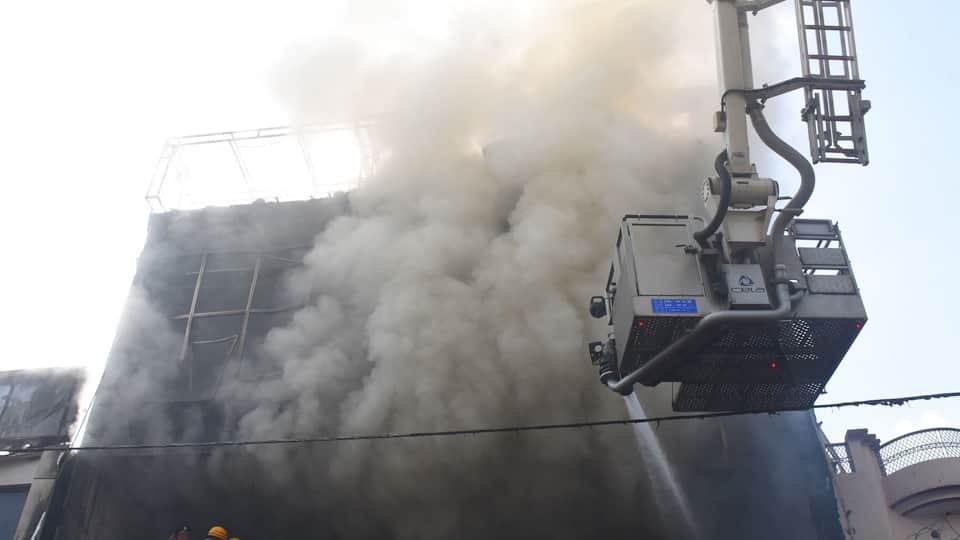 Lucknow Fire new update Fire on stairs below locked door above most students died of suffocation see photos