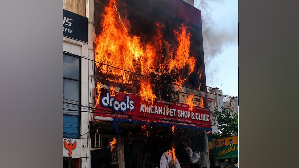 Lucknow Fire Update Massive fire breaks out at an Aliganj coaching center Photos of the deceased have surfaced