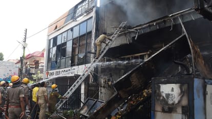 Lucknow Fire update pain and anxiety of family members Screams shatter the silence of the post-mortem house