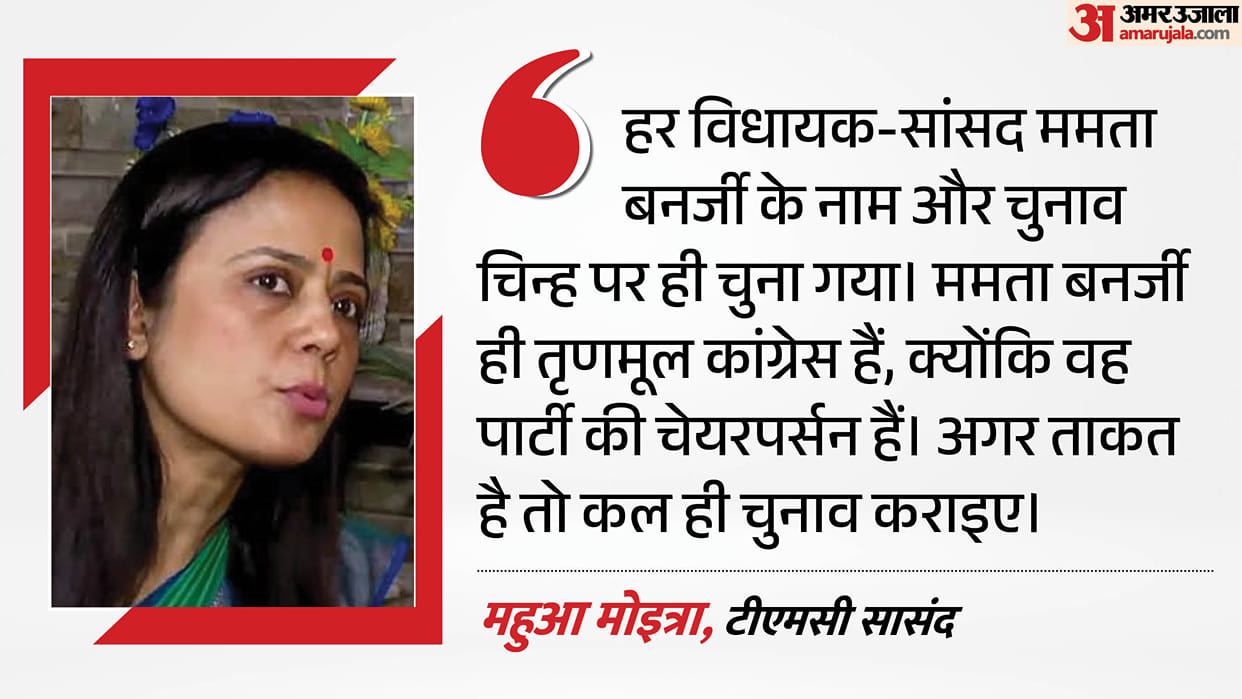 TMC Mahua Moitra targets rebel mlas mps says Mamata is Trinamool leaders should resign then contest