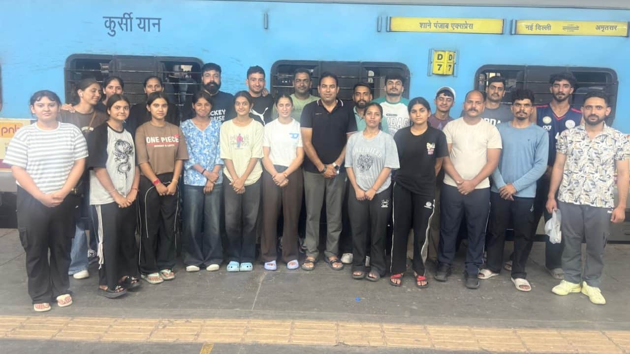 पुडुचेरी में नेटबाल प्रतियोगिता।
