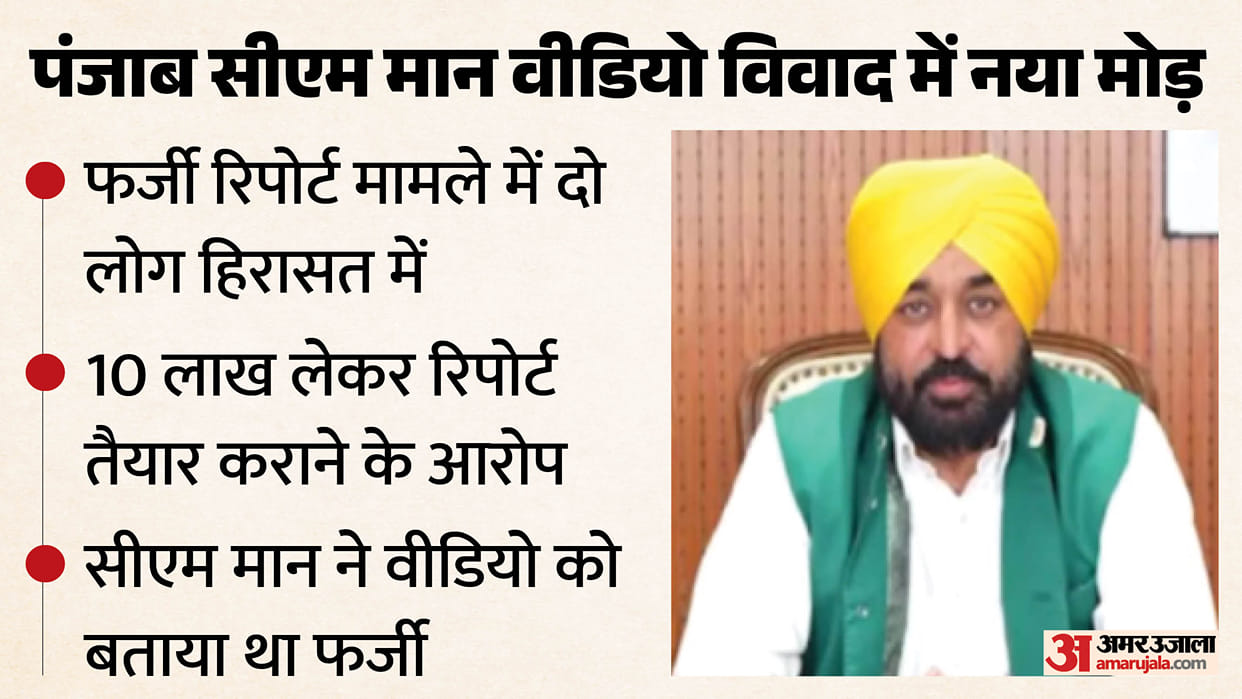 Case registered in Gurugram and two people detained in alleged controversial video case related to cm Bhagwant