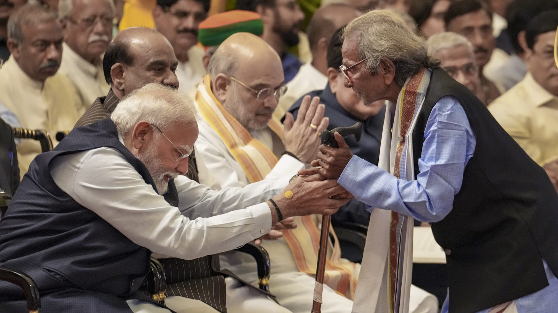 President Murmu conferred Padma Awards upon 65 personalities, including Alka Yagnik and Mammootty