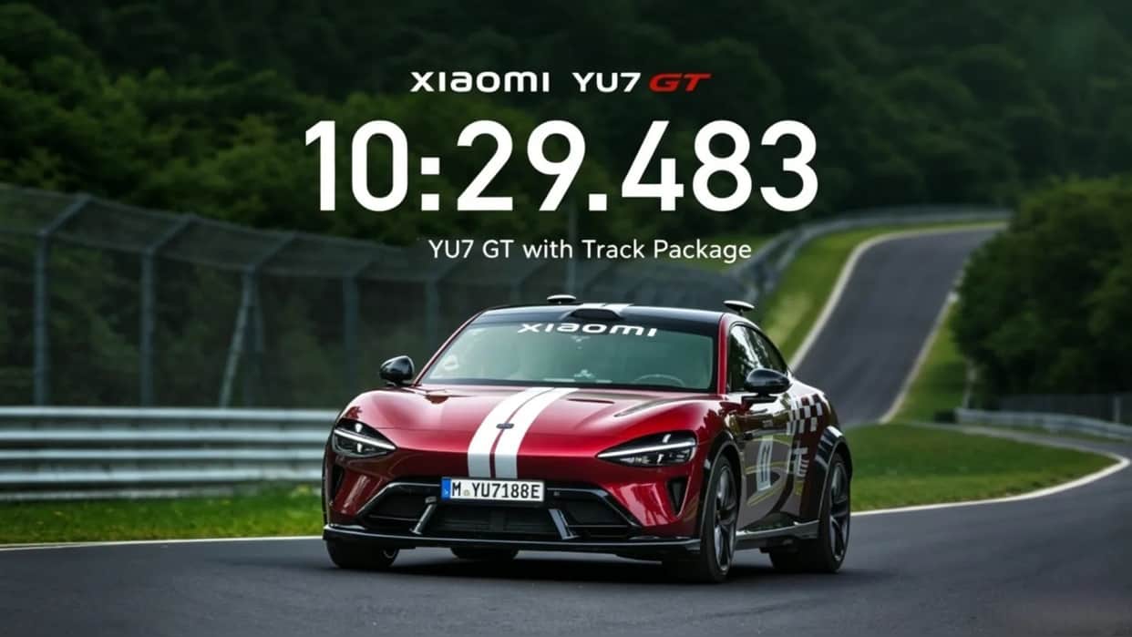 Xiaomi YU7 GT: Driverless EV Completes 21km Race Track Run, Sets Unique Record