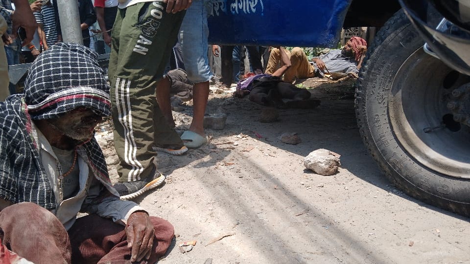 Dehradun Bus Crushed bus Many Labourers had come hoping for day wages they lay drenched in blood