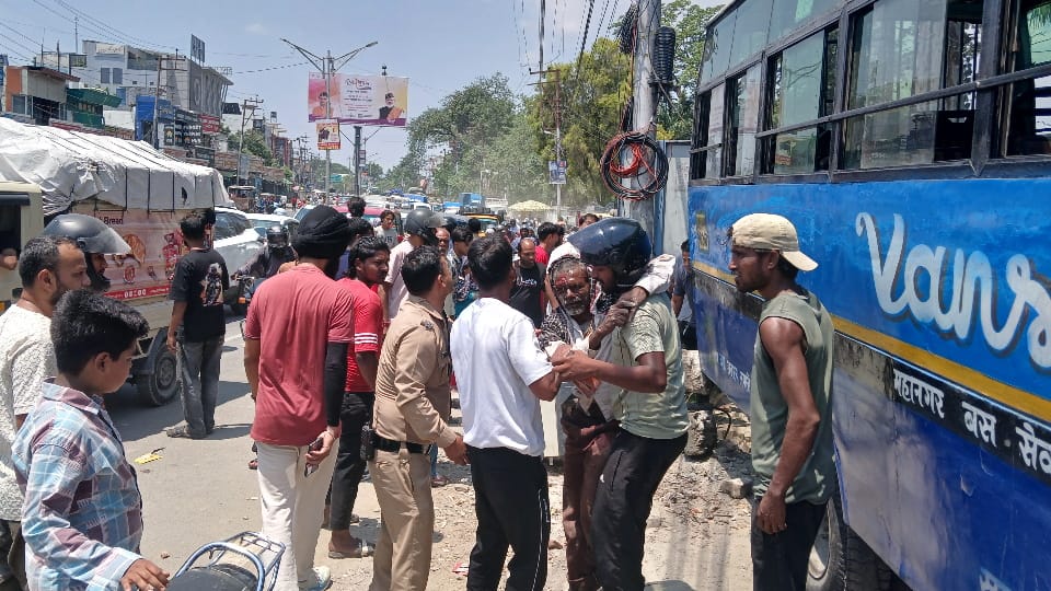 Dehradun Bus Crushed bus Many Labourers had come hoping for day wages they lay drenched in blood