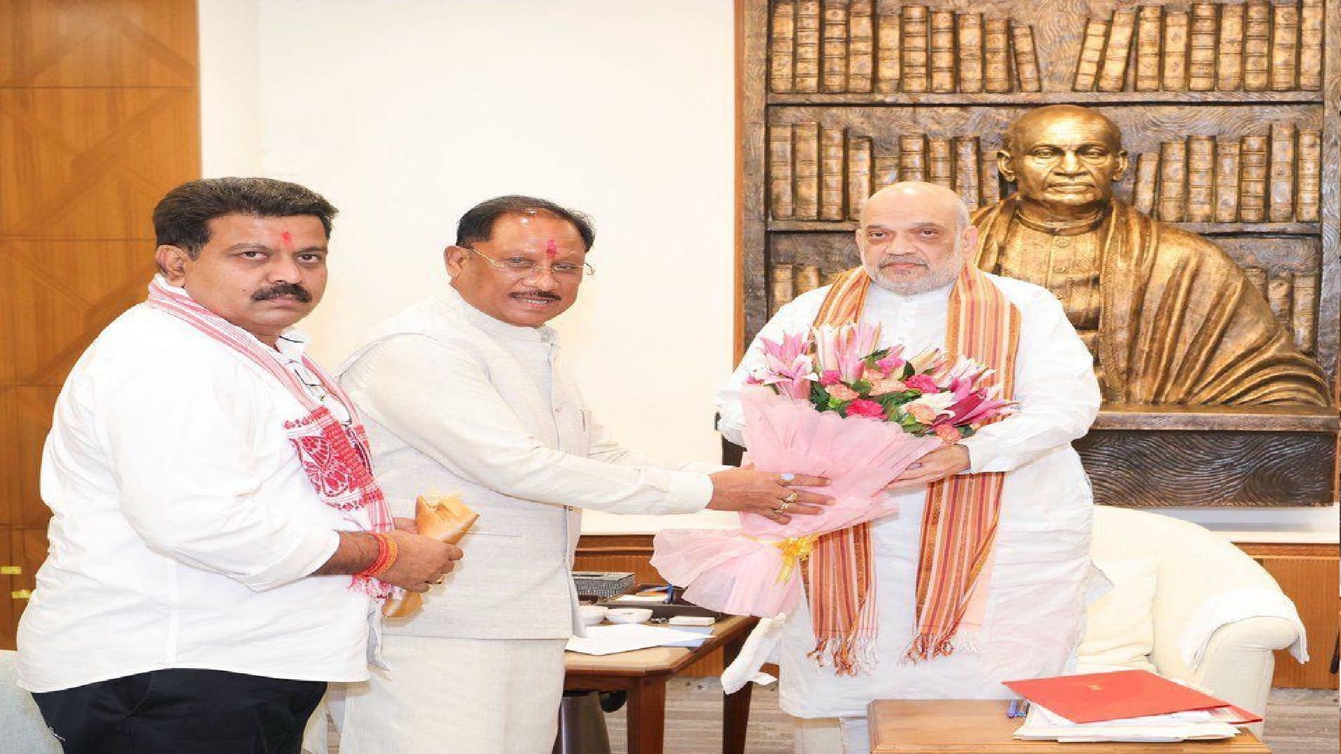 प्रस्ताव को लेकर गृहमंत्री अमित शाह से मिले सीएम विष्णुदेव