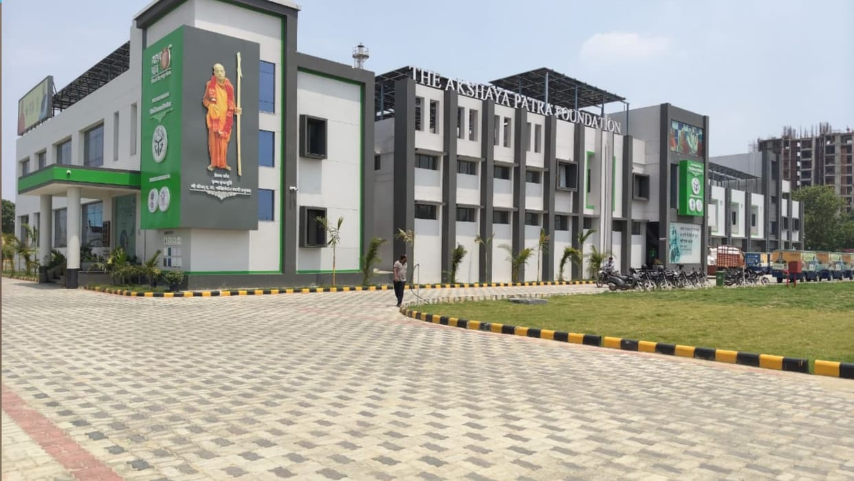 Meals for 100,000 children will be prepared daily in the base kitchen built on three acres of land.