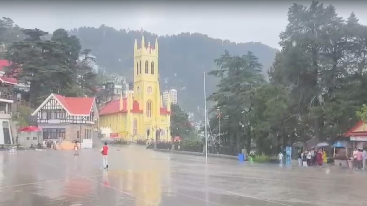 Himachal Weather: Heavy rain in several areas, including the capital Shimla; clouds to pour continuously in th