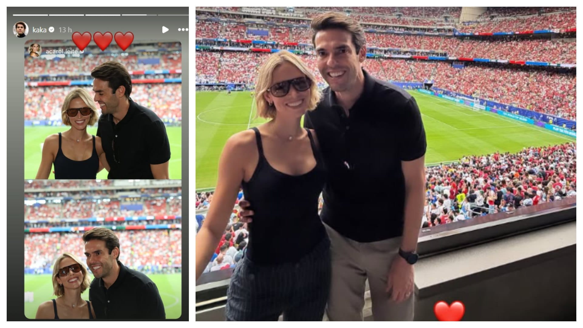Kaká and wife Carolina Leite set internet ablaze with gorgeous FIFA World Cup stadium photos!