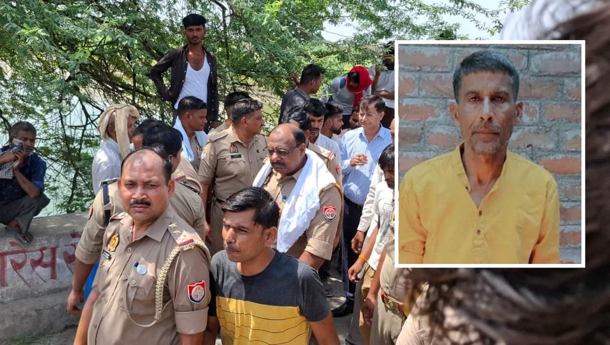 Kanpur Dehat Accident Motorcyclist killed after being hit by a car road blocked over compensation demand