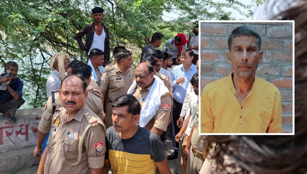 Kanpur Dehat Accident Motorcyclist killed after being hit by a car road blocked over compensation demand