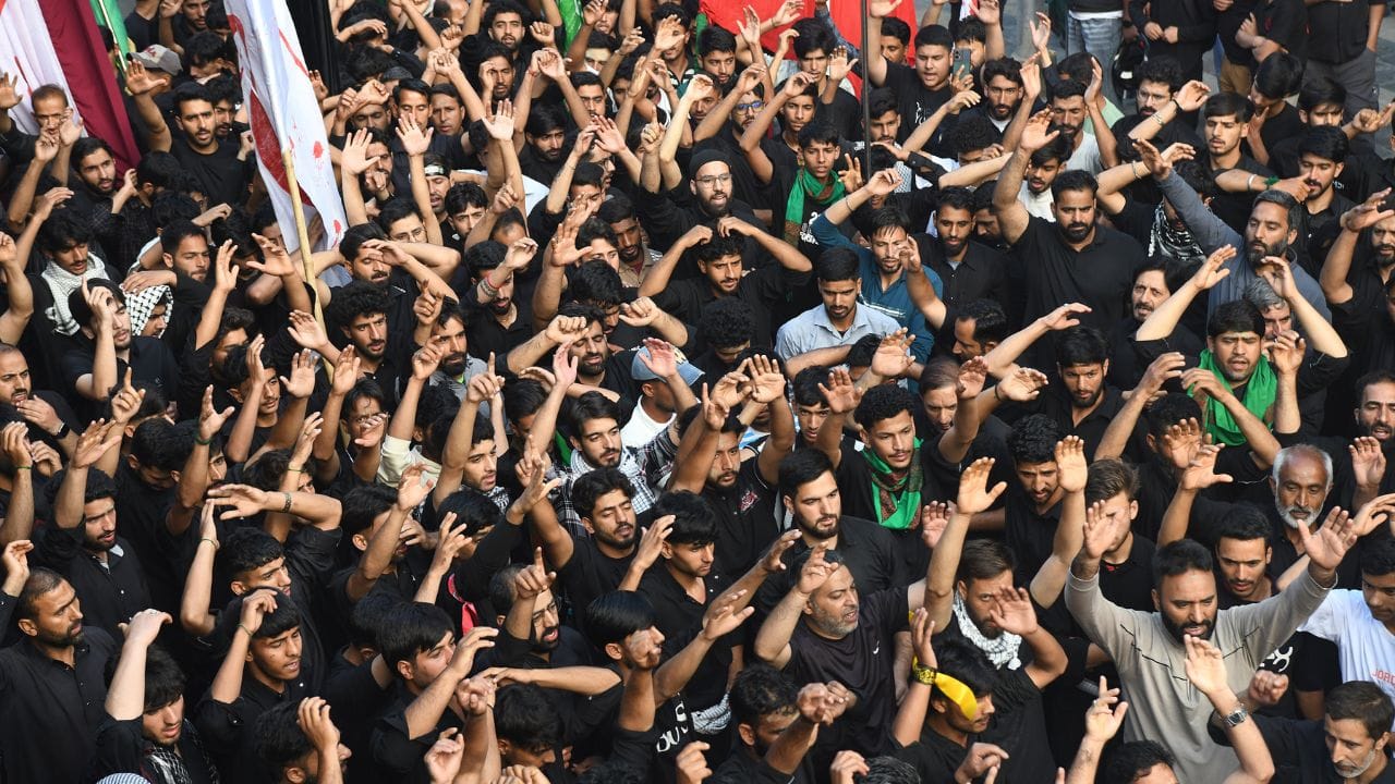 8th Day of Muharram in Kashmir Peaceful procession held amidst tight security arrangements