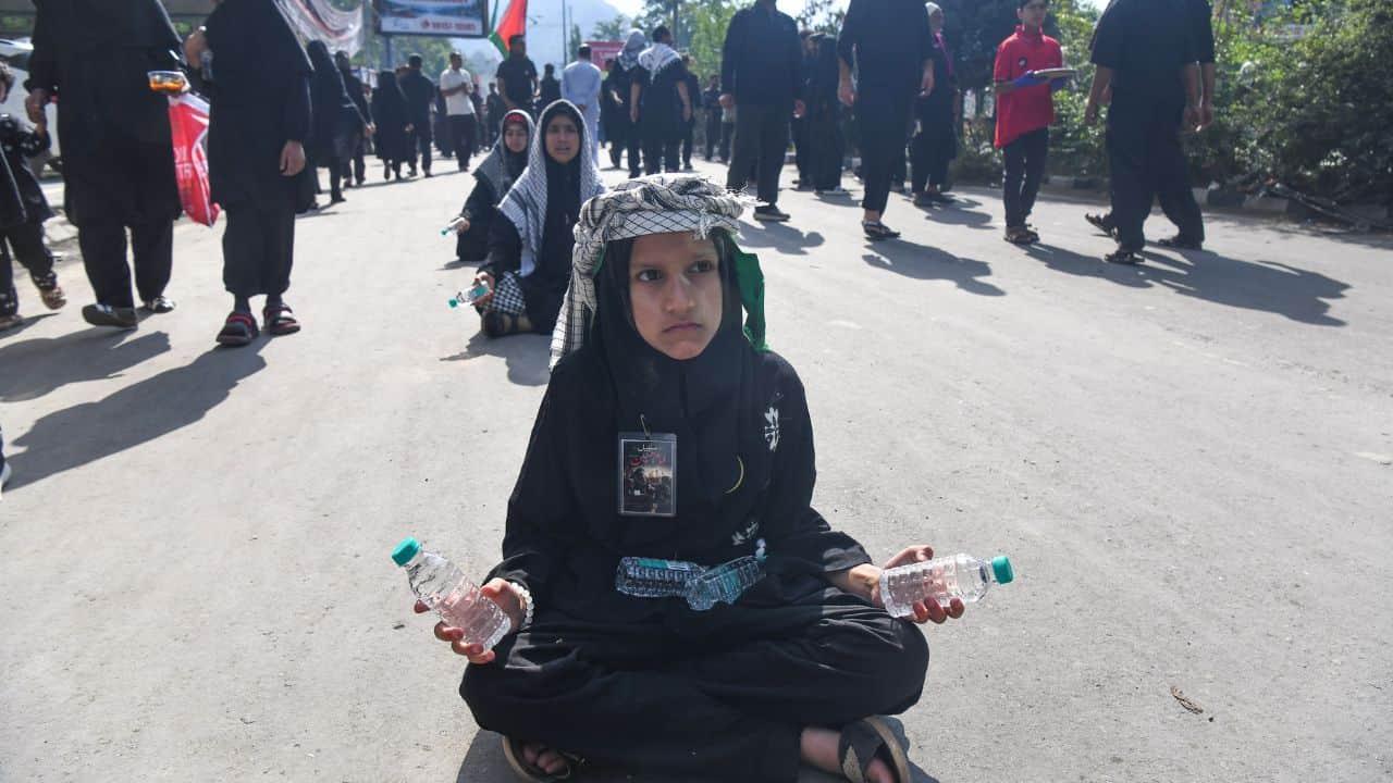 8th Day of Muharram in Kashmir Peaceful procession held amidst tight security arrangements