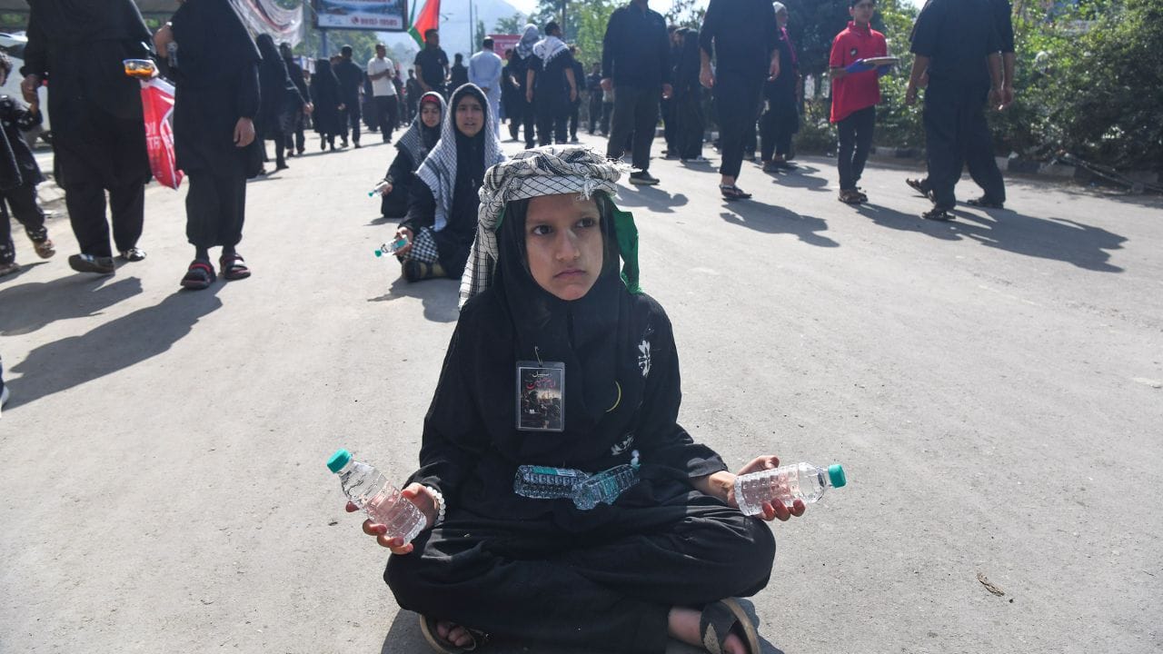 8th Day of Muharram in Kashmir Peaceful procession held amidst tight security arrangements