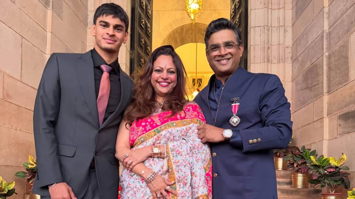 wife Sarita congratulates actor R Madhavan on Padma Shri honour says Your hard work touched countless hearts
