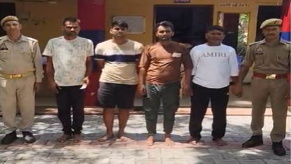 Four accused arrested for attacking youth out of enmity