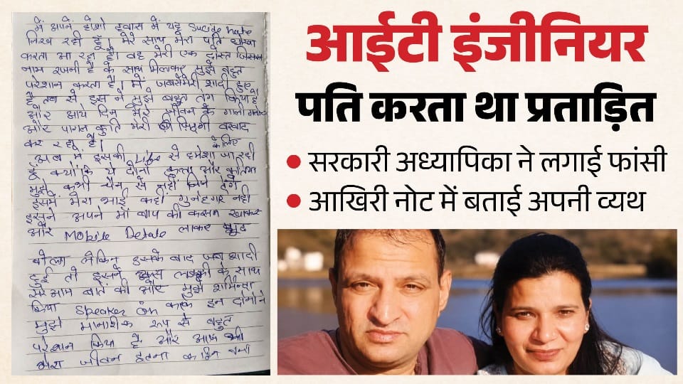 Kalka Government teacher suicide new revelation