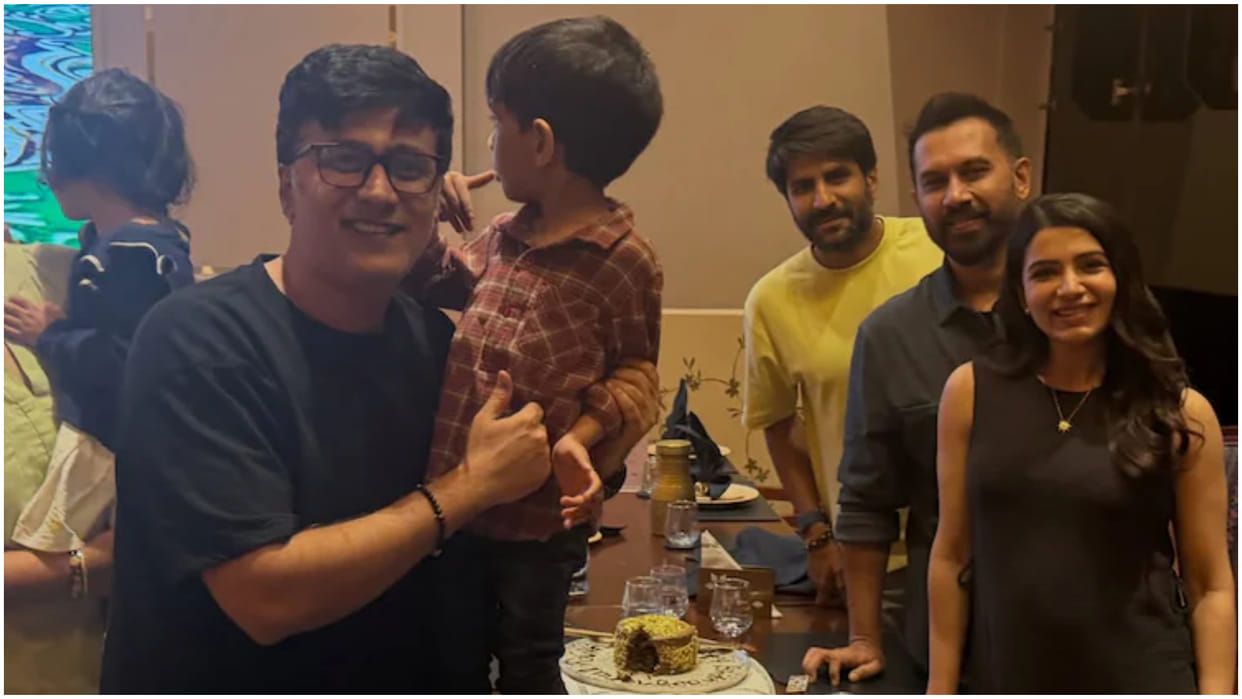 Mother To Be Samantha Ruth Prabhu Glows At Rahul Ravindran Birthday Bash With Husband Raj Shows Her Baby Bump