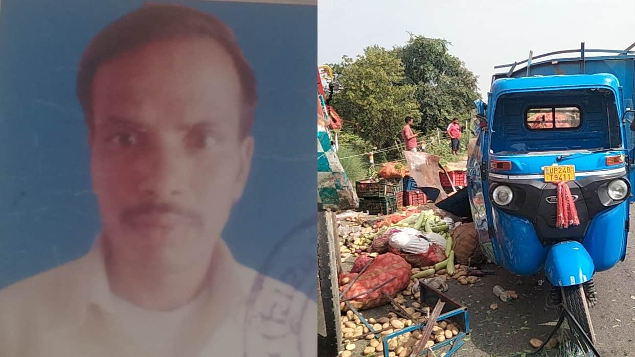 Speeding truck hits tempo vegetable trader killed two injured in Budaun