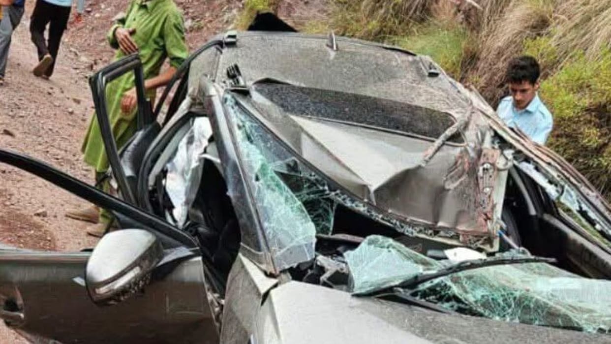 Tragic road accident in Mahore two dead, four injured.