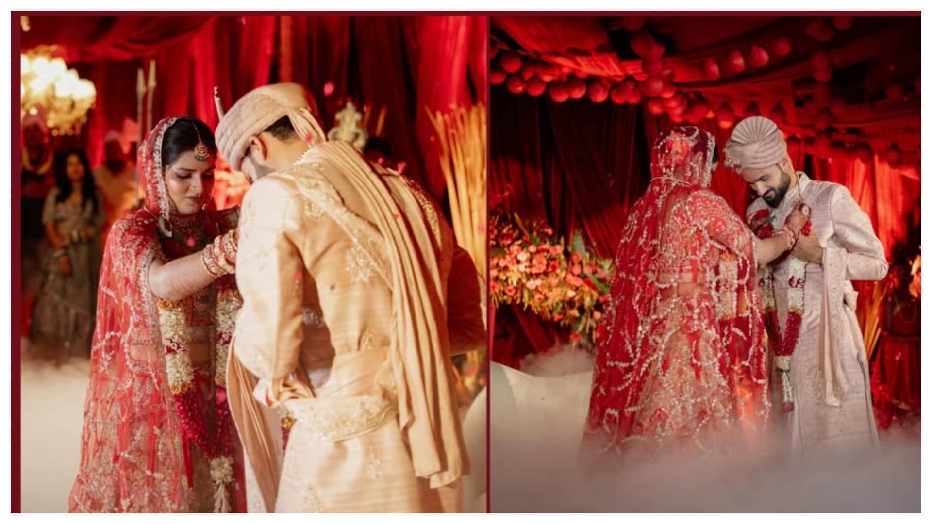 Team India Pacer Akash Deep Ties the Knot with Akshita Raj in Varanasi, Shares Wedding Moments on instagram