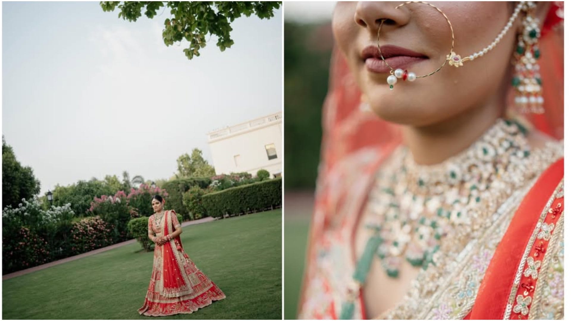 Cricketer Akash Deep and Akshita Raj Wedding Look: Stunning Bridal Lehenga Steals the Spotlight