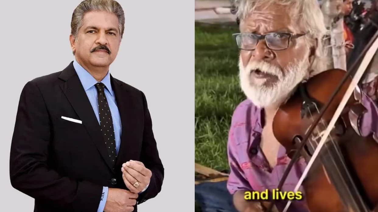 Anand Mahindra Wants To Help 80 Yr Old Poor Uncle Who Is Playing Broken Violin With Passion