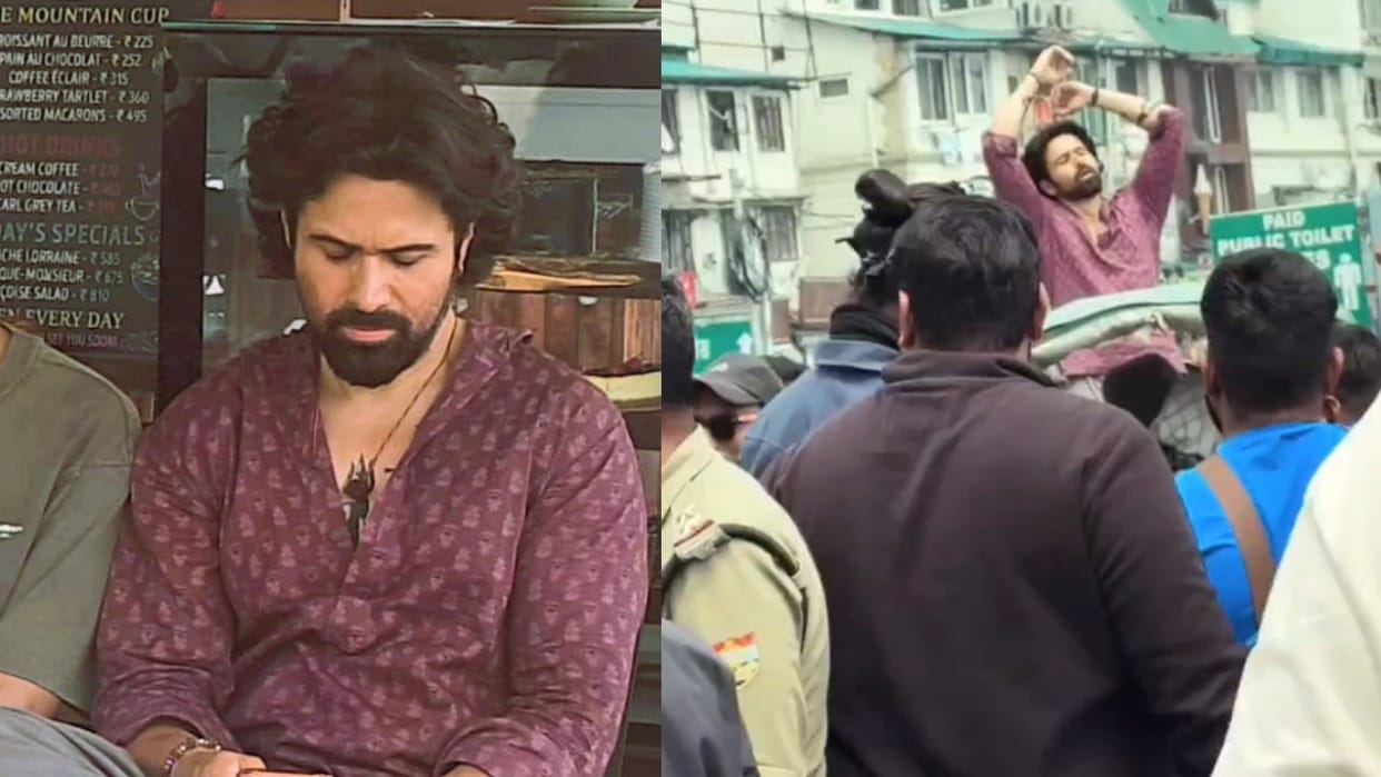 Emraan Hashmi Shoots Gun Master G9 on Mussoorie Mall Road Fans Gather to Watch Uttarakhand news