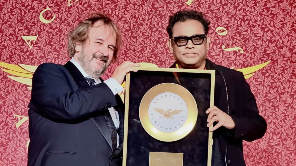 A R Rahman receives Academy of Achievement Award in Washington